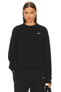 Sudadera ALO Accolade Crew Neck - Negro