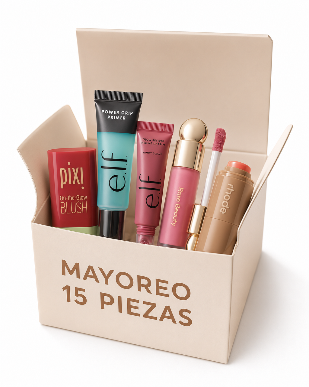 Pack de Mayoreo Premium – Caja de Maquillaje Tendencia (15 pzs)