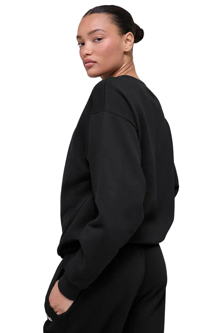 Sudadera ALO Accolade Crew Neck - Negro